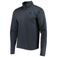 Carolina Panthers MSX by Michael Strahan Half-Zip Pullover Charcoal - NFL