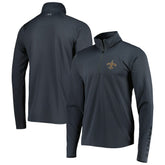 New Orleans Saints MSX by Michael Strahan Half-Zip Pullover Charcoal - NFL