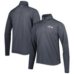 Baltimore Ravens MSX by Michael Strahan Half-Zip Pullover Charcoal - NFL