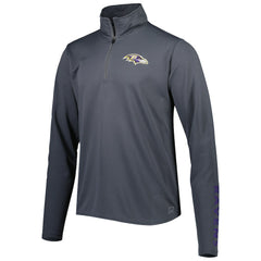 Baltimore Ravens MSX by Michael Strahan Half-Zip Pullover Charcoal - NFL