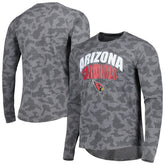 Arizona Cardinals MSX by Michael Strahan Performance Camo Long Sleeve T-Shirt Gray - NFL