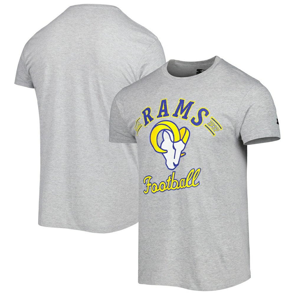 Los Angeles Rams Starter Prime Time T-Shirt Heathered Gray - NFL
