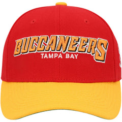 Tampa Bay Buccaneers Youth Shredder Adjustable Hat Red/Yellow - Mitchell & Ness