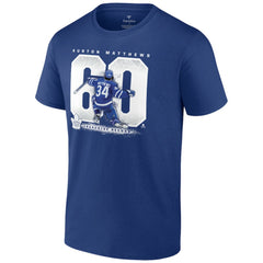 Auston Matthews Toronto Maple Leafs - Fanatics Big & Tall Goal Record T-Shirt Blue