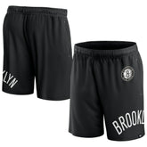 Fanatics - Brooklyn Nets Free Throw Mesh Shorts - Black