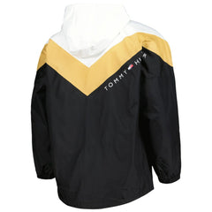 Vegas Golden Knights Tommy Hilfiger Women's Staci Half-Zip Windbreaker Jacket Black/Gold