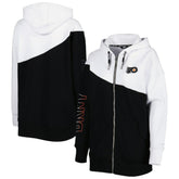 Philadelphia Flyers - DKNY Sport Women's Gina Full-Zip Hoodie Black/White