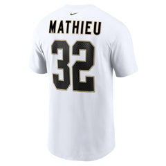 Tyrann Mathieu New Orleans Saints Player Name & Number T-Shirt White - Nike