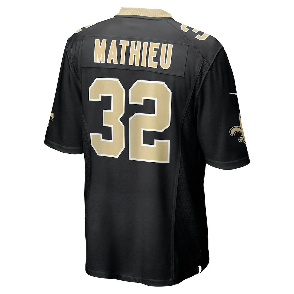 Tyrann Mathieu New Orleans Saints Youth Game Jersey - Black | NFL Jerseys