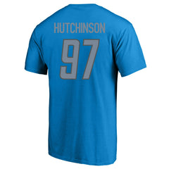 Aidan Hutchinson Detroit Lions Big & Tall Player Name & Number T-Shirt Blue - Fanatics
