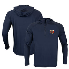 Minnesota Twins Levelwear Zander Insignia Core Quarter-Zip Pullover Hoodie Sale