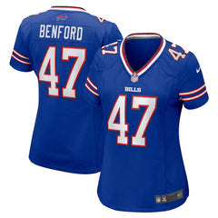 Christian Benford Buffalo Bills Women's Game Jersey Royal - Nike