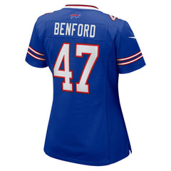 Christian Benford Buffalo Bills Women's Game Jersey Royal - Nike