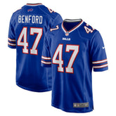 Christian Benford Buffalo Bills Game Jersey Royal - Nike