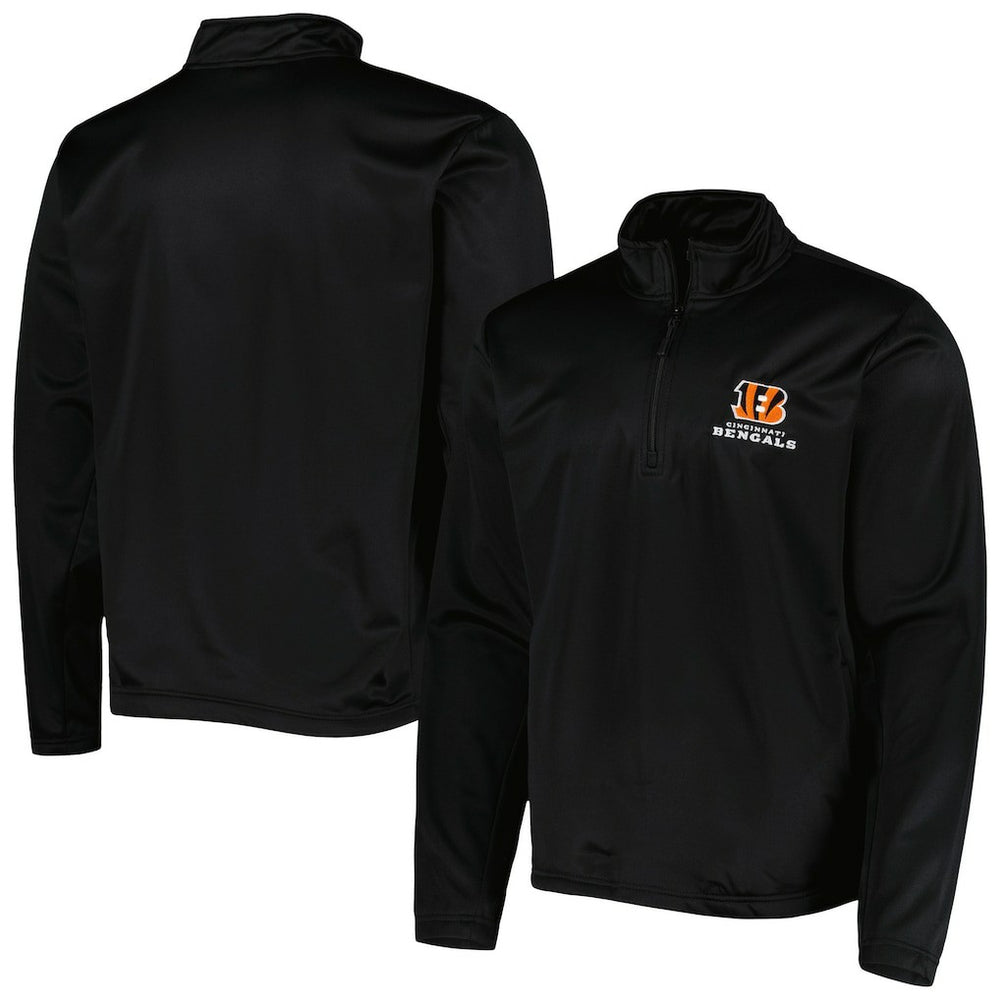 Cincinnati Bengals Dunbrooke All-Star Tech Quarter-Zip Top Black - NFL
