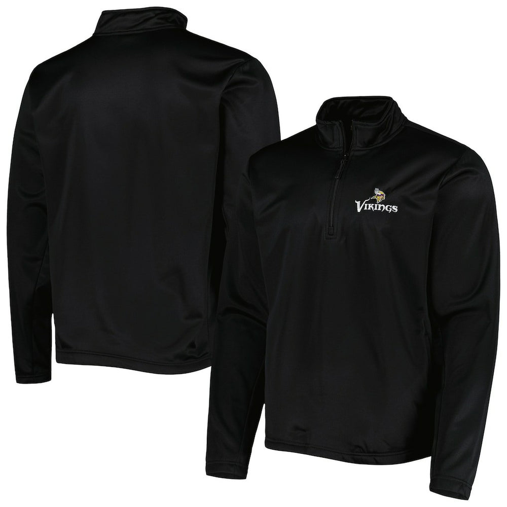 Minnesota Vikings Dunbrooke All-Star Tech Quarter-Zip Top Black - NFL