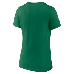 Dallas Cowboys Women's Lucky Celtic V-Neck T-Shirt Green - Fanatics