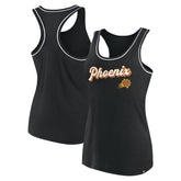 Fanatics - Phoenix Suns Women's Wordmark Logo Racerback Tank Top - Black