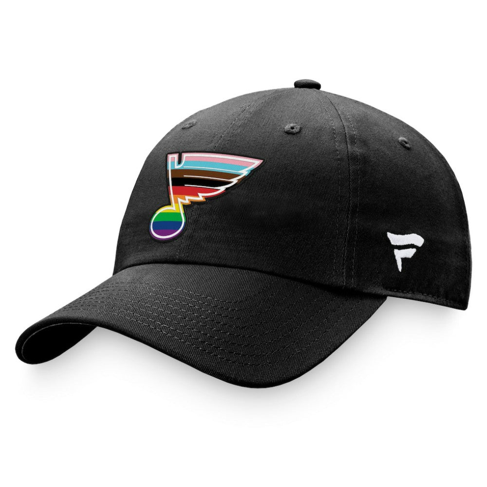 St. Louis Blues - Fanatics Team Logo Pride Adjustable Hat Black