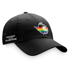 Ottawa Senators - Fanatics Team Logo Pride Adjustable Hat Black
