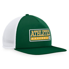 Athletics Majestic Foam Trucker Snapback Hat Sale