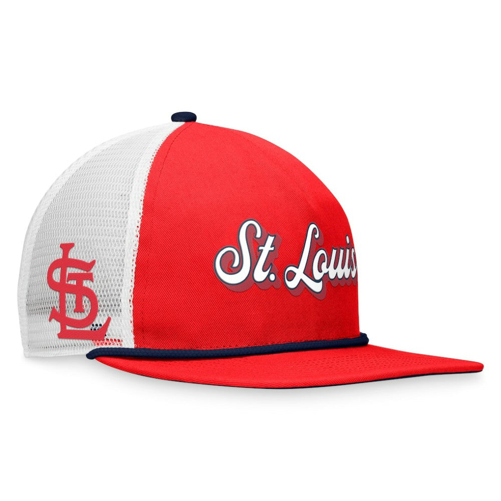 St. Louis Cardinals Fanatics Heritage Golfer Snapback Hat On Sale