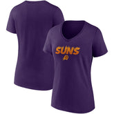 Fanatics - Phoenix Suns Women's Hometown Collection On Fire V-Neck T-Shirt - Purple