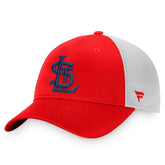 St. Louis Cardinals Fanatics Cooperstown Collection Core Trucker Snapback Hat discount