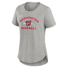 Washington Nationals Nike Women's Hot Prospect Tri-Blend T-Shirt Lifestyle
