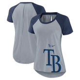 Tampa Bay Rays Nike Women's Summer Breeze Raglan Fashion T-Shirt discount