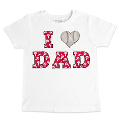 Philadelphia Phillies Tiny Turnip Youth I Love Dad T-Shirt On Sale