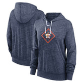 Houston Astros Nike Women's Diamond Icon Gym Vintage Lightweight Hooded Top Lifestyle