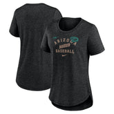 Arizona Diamondbacks Nike Women's Rewind Arch Mix Tri-Blend T-Shirt Near Me