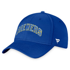 Milwaukee Brewers Fanatics Cooperstown Core Flex Hat discount