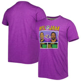 Ray Lewis & Ed Reed Baltimore Ravens Homage Unisex NFL Jam Retired Tri-Blend T-Shirt Heather Purple - NFL
