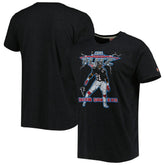 Deion Sanders Atlanta Falcons Homage Unisex NFL Blitz Retired Player Tri-Blend T-Shirt Heathered Heather Black - NFL