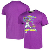 Randy Moss Minnesota Vikings Homage Unisex NFL Blitz Retired Player Tri-Blend T-Shirt Heathered Purple - NFL
