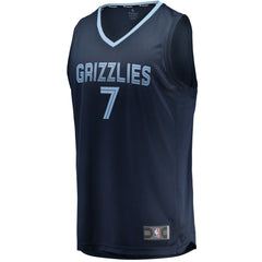 Fanatics - Santi Aldama Memphis Grizzlies Fast Break Replica Jersey - Icon Edition - Navy