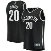 Fanatics - Day'Ron Sharpe Brooklyn Nets Fast Break Replica Jersey - Icon Edition - Black