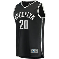 Fanatics - Day'Ron Sharpe Brooklyn Nets Fast Break Replica Jersey - Icon Edition - Black