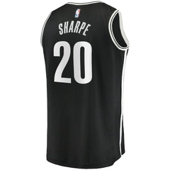 Fanatics - Day'Ron Sharpe Brooklyn Nets Fast Break Replica Jersey - Icon Edition - Black