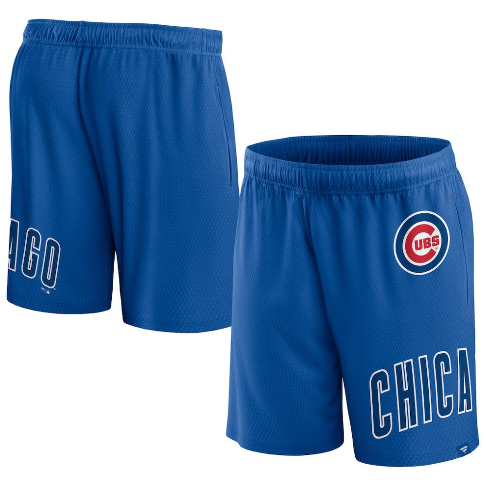 Chicago Cubs Fanatics Clincher Mesh Shorts On Sale