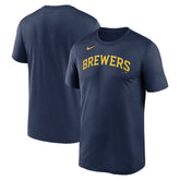 Milwaukee Brewers Nike New Legend Wordmark Dri-FIT T-Shirt Lifestyle
