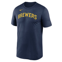 Milwaukee Brewers Nike New Legend Wordmark Dri-FIT T-Shirt Lifestyle