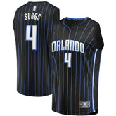 Fanatics - Jalen Suggs Orlando Magic Youth 2021/22 Fast Break Replica Jersey - Icon Edition - Black