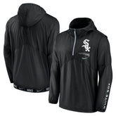 Chicago White Sox Nike Authentic Night Game Performance Half-Zip Windbreaker Clearance