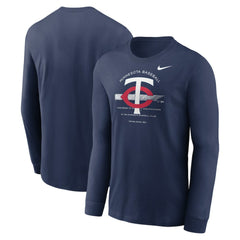 Minnesota Twins Nike Over Arch Performance Long Sleeve T-Shirt Sale