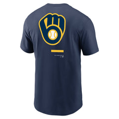 Milwaukee Brewers Nike Over the Shoulder T-Shirt Online