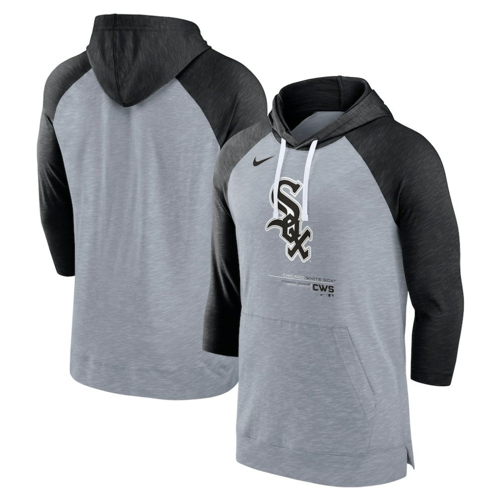 Chicago White Sox Nike Baseball Raglan 3/4-Sleeve Pullover Hoodie Online