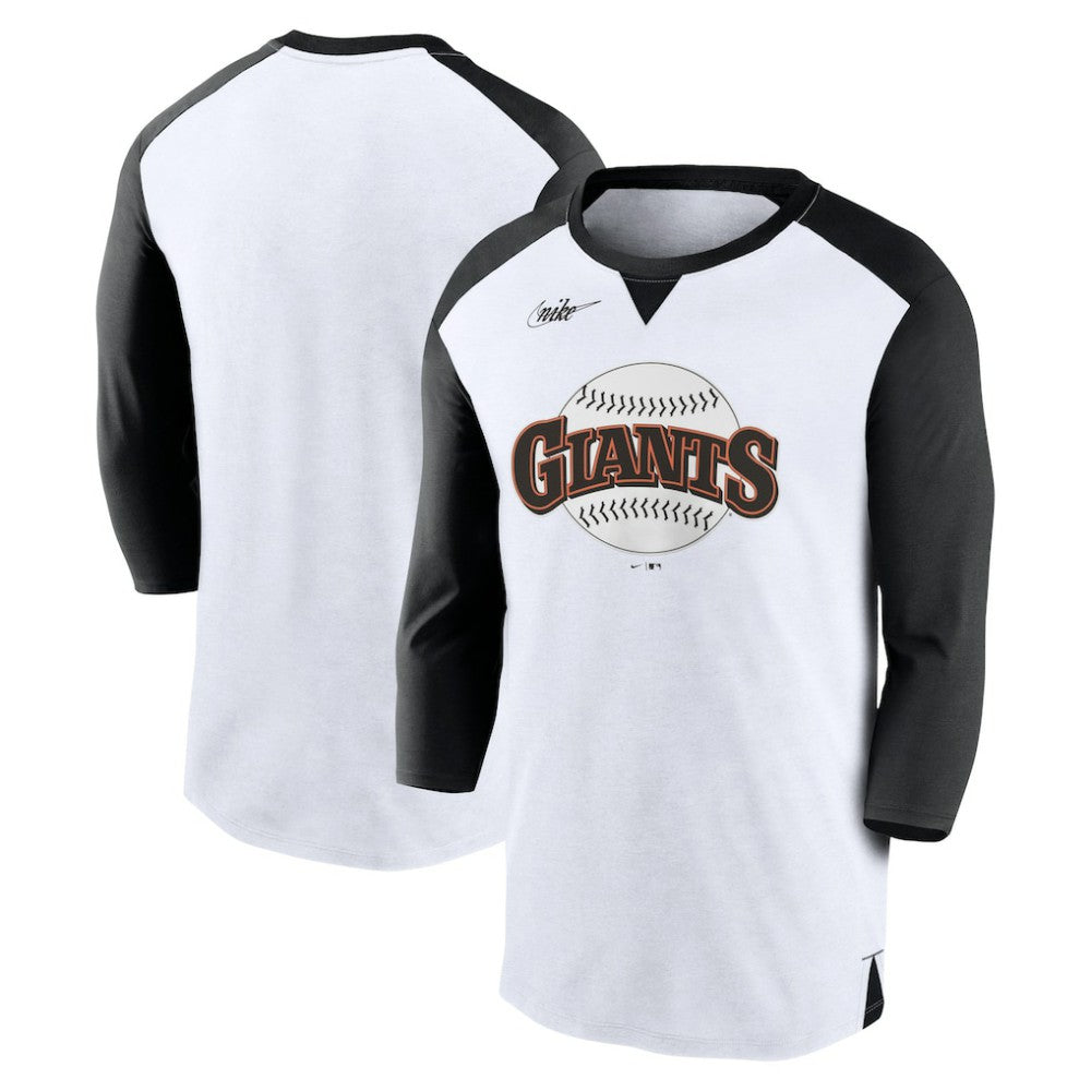 San Francisco Giants Nike Rewind 3/4-Sleeve T-Shirt for sale